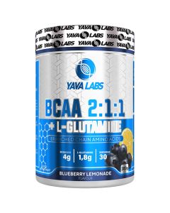 Suplement, Yava Labs, BCAA, Blueberry & Lemon, 300 g