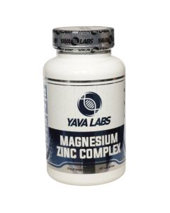 Suplement, Yava Labs, Magnesium Zinc Complex, 60 kapsula