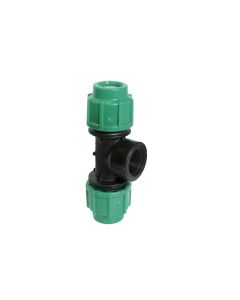 Tee connection female 20x3/4"x20 PN 10