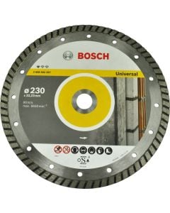 Diamond disc, Bosch, 230x22.2 mm, universal turbo