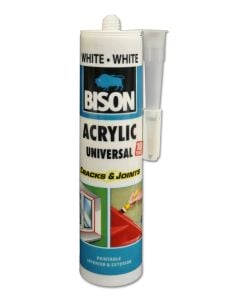 Silikon akrilik universal, mbushës, 300 ml, (i bardhë), mund të lyhet