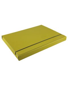 GT dosje me llastik, 3 cm, (e verdhë), 16