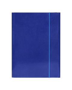 Dosje me llastik, 1 cm, (blu), 1