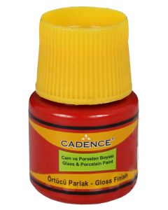 Opaque glass&ceramic paint 45ml strawbarry red