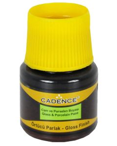 Opaque glass&ceramic paint 45ml Dark brown