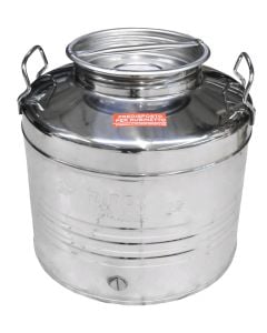 Bidon inoks, 25 Lt