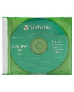 DVD-RW 4x VERBATIM, 4.7GB, SC color