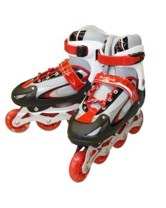 Inline Skates with 4 weels red, Nr 39-42