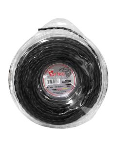 Grass trimmer line, Vortex, 3.9 mm x 26 m, spiral, black
