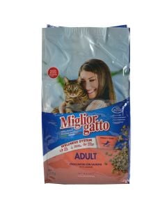 Ushqim për mace, Miglior Gatto, 2kg, me salmon