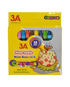 Pastel Crayons me 12 ngjyra