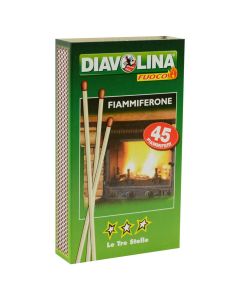Shkrepese për barbekju, "Diavolina", duri, vogel, kafe, 0.27x9.7 cm, 45 copë