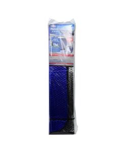 Reflecting front sunshade, Ototop, 130 x 60 cm, Silver/blue