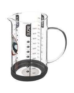 Measuring Cup, glass, transparent, 1 L / Dia. 10 x  H. 17 cm