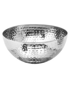 Salad bowl, stainless steel, silver, Dia. 23.5  x  H. 11.5 cm