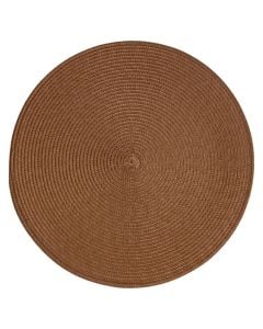 Tablecloth, polypropylene, coffee, Dia. 38  x  H. 0.1 cm