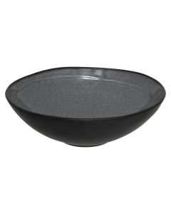 Salad bowl, ceramic, grey, Dia. 23  x  H. 7.3 cm