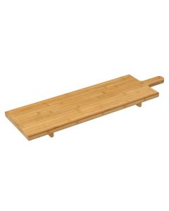 Wood cutter, bamboo, natural, 88 x 26 x  H. 5 cm