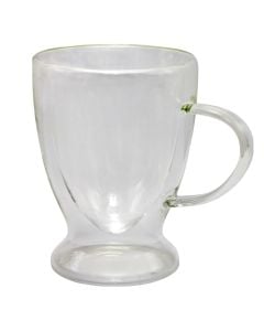 Tea cup, glass, transparent, 220 ml