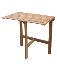 Folding side table Cammy, tropical Acacia wood, natural color, 700x440x710 mm
