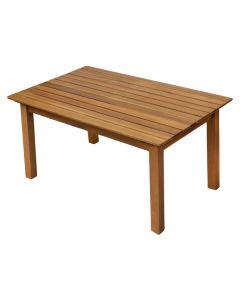Medium table, tropical Acacia wood, natural color, 80x50xH40