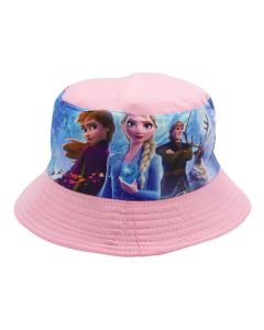 Kapele verore per femije me motive Frozen, pambuk, ngjyre roze me blu