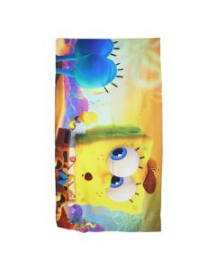 Peshqir plazhi per femije, Spong Bob, 70x140 cm