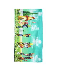 Peshqir plazhi per femije, personazhe vizatimor, 70x140 cm