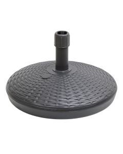 Bazament cadre, Rattan, PP, 58x58x15 cm, 30 L, ngjyre anthracite