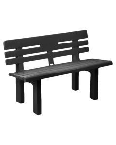 Stol per lulishte, Genziana, PP, 110 x 52 x 71 cm, ngjyre anthrancite