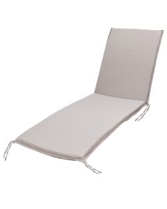 Shilte shezlongu, poliester, ngjyre gri Cinder, 115x75x55 cm, rezistente ndaj ujit dhe rrezeve UV