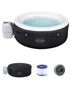 Pishine me Hidromasazh, Bestway, Lay-Z-Spa Miami, 180x180x66 cm, 669 l, 2050 W, 4 persona
