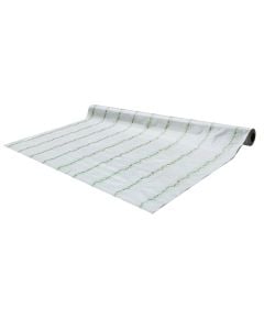 Mbulesë tavoline, PVC, gri/e bardhë/jeshile, 140 cm