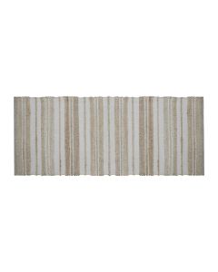Rug, jute/cotton, beige, 55x120 cm