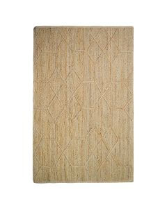 Carpet, 100% jute, beige, 160x230 cm
