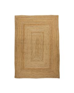 Carpet, 100% jute, beige, 160x230 cm