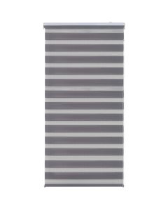 Grilë zebra DUOLUX, 100% poliestër, gri, 100x250 cm