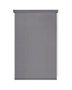 Roll blind blackout NIGHT, 100% polyester, grey, 100x250 cm