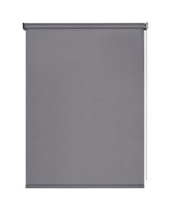 Roll blind blackout NIGHT, 100% polyester, grey, 140x250 cm