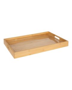 Serving tray, bamboo
, natural, 
 46x30x4.5 cm