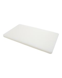 Dërrasë prerëse profesionale, polietilen, e bardhë, 50x30x H 2 cm