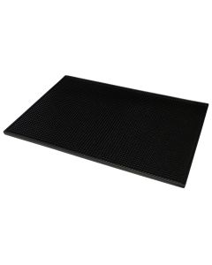 Bar mat, TPE, black, 45x30x H 1 cm