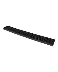 Bar mat, TPE, black, 60x8x H 1.85 cm