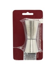 Measuring cup, inox, silver, 30 - 50 ml