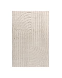 Lemans carpet, polypropylene/frieze, light beige, 160x230 cm