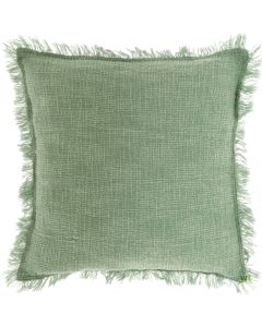 Decorative pillow Maxime, cotton, light green, 45x45 x H 10 cm