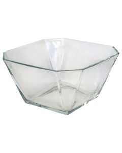 Tas Karen, qelq, transparente, 1900 cc / Dia 19.6 x H 10.5 cm