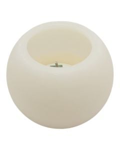 Citronella candle, paraffin, cream color, D15xH12.5 cm
