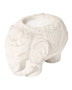 Qiri dekorativ, Elephant, arome citronella, L16.5xP10.5xH11.2 cm, 135 g
