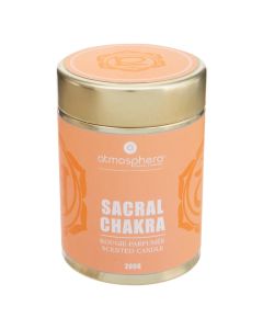 Qiri aromatik, Chakra, Sacral, arome portokalli, D7.5xH10.6 cm, 200 g